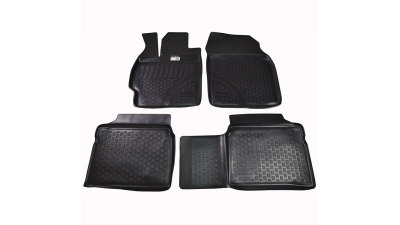 Set covorase auto din cauciuc Toyota Prius ZVW30 2009- , presuri tip Tavita BestAutoVest, 4 buc.