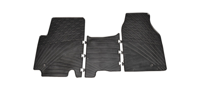 Set covorase auto din cauciuc Opel Vivaro/ Renault  Trafic 2001-2009/ 2010-10.2014 (cargo), Negru, Gledring, 3 buc.