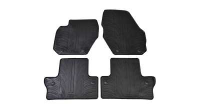 Set covorase auto din cauciuc Volvo S60 2010-08.2018, V60 2010-08.2018, Negru, Gledring, 4 buc.