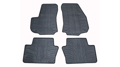 Set covorase auto din cauciuc Opel Zafira B 2005-2011, Negru, Gledring, 4 buc.