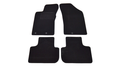 Covorase mocheta Alfa Romeo 147 3 usi/5 usi 10.2000-2008; GT 1/2004-6/2010 Negru. set de 4 bucati