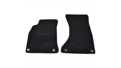Covorase mocheta Audi A5 2 locuri Coupe / S5 2007- Negre, set de 2 bucati