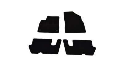 Covorase mocheta Citroen C4 Picasso 1 2007- 2 2010- Negre, set de 4 bucati