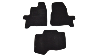 Covorase mocheta Ford Custom 2012- Negre, set de 3 bucati
