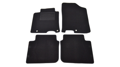Covorase mocheta Hyundai Elantra 2011- Negre, set de 4 bucati