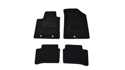 Covorase auto din mocheta Hyundai I10 2010-2013 Negru, set de 4 bucati