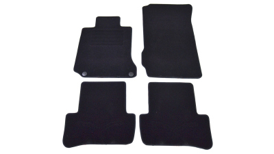 Covorase mocheta Mercedes Clasa C W204 4USI SW 2/2007- Negru, set de 4 bucati