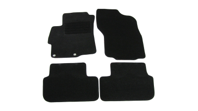 Covorase mocheta Mitsubishi Lancer 2008-> Negru, set de 4 bucati