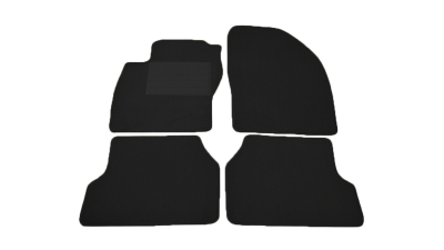 Covorase mocheta Ford Focus 2 pentru 3 5 usi si Combi 2/2005-2/2011 negru , set de 4 bucati