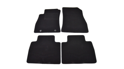 Covorase mocheta Nissan Juke 2010- Negre, set de 4 bucati