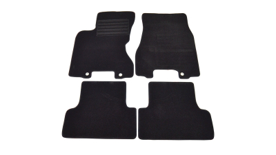 Covorase mocheta Nissan X-Trail 2007- Negre, set de 4 bucati