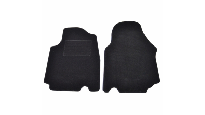 Covorase mocheta Opel Vivaro 2001-2014, Renault Trafic 2001-2014, Nissan Primastar 2002-2010,  Negre, set de 2 bucati