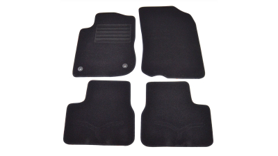Covorase mocheta Peugeot 2008 2013- Negru, set de 4 bucati