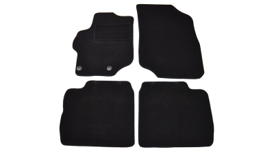 Covorase mocheta Peugeot 301 2013- Negru, set de 4 bucati