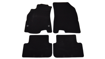 Covorase mocheta Renault Fluence 2012- si Megane 3 3 5usi Hatchback Combi Coupe 2008- Negru , set de 4 bucati
