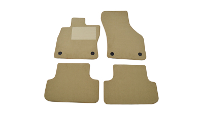 Covorase mocheta Seat Leon (5F) 2012-12.2020, culoare Bej, set de 4 bucati