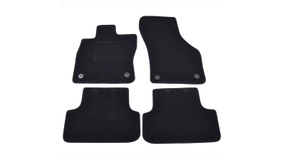 Covorase mocheta Seat Leon 2013- Negru, set de 4 bucati