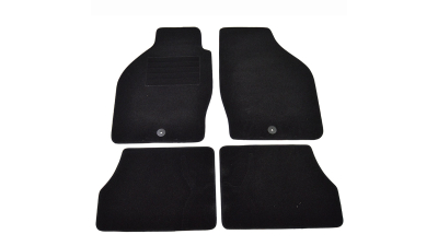Covorase mocheta Suzuki Wagon R+ 2000-2007 si Opel Agila 2000-2007 Negre, set de 4 bucati