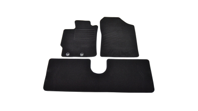 Covorase mocheta Toyota Yaris 3/5 Usi XP130 11.2011- Negre, set de 3 bucati