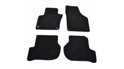 Covorase mocheta VW Golf PLUS 2009- Negru , set de 4 bucati