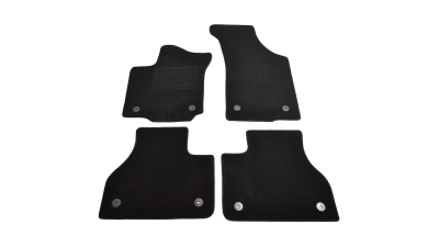 Covorase mocheta Vw Phaeton Facelift 2010- , presuri BestAutoVest culoare Negru 4 buc.