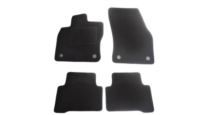 Covorase mocheta VW Touran 2015- , negru, set presuri de 4 bucati