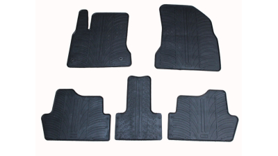 Set covorase auto din cauciuc Citroen C4 Picasso 2006-2013, Negru, Gledring, 5 buc.