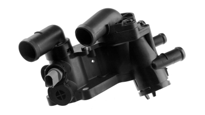 Carcasa termostat Vw Polo 1.4 16v 2001-2009, Skoda Fabia 1 1.4 16v 1999-2008, Seat Ibiza 4 1.4 16v 2002-2007, Cu Sensor, NTY CTM-VW-029