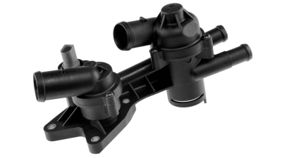 Carcasa termostat Vw Passat 1.4 Tsi 2010-2014, Golf 6 1.4 Tsi 2008-2012, Skoda Superb 2 1.4 Tsi 2008-2015, Yeti 1.4 Tsi 2010-, Audi A1 1.4 Tsi 2011-, Cu Sensor, NTY CTM-VW-032