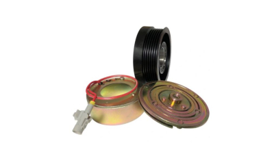 Cupla magnetica ambreiaj compresor A/C diametru 100 mm cu 6 caneluri, tip Sanden TRS105 pentru Saab 9-3 1998-2002 motor 2, 0/2, 0 T ; 2, 2 Tid, 2, 3/2, 3 T, rulment 35x50x20 mm, 