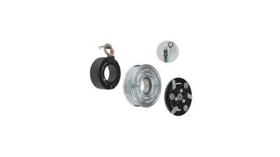 Cupla magnetica ambreiaj compresor A/C diametru 105 mm cu 7 caneluri, tip Sanden TRSE09; pentru Honda CR-V 2007-2014 motor 2, 4 benzina, rulment 35x50x20 mm, 