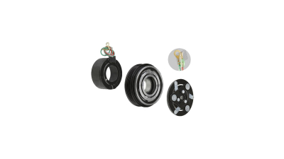 Cupla magnetica ambreiaj compresor A/C diametru 110 mm cu 5 caneluri, tip Sanden TRSA09, Honda FIT/Jazz 2001-2008 motorizari 1, 2/1, 4/1, 5 benzina, rulment 35x50x20 mm, 