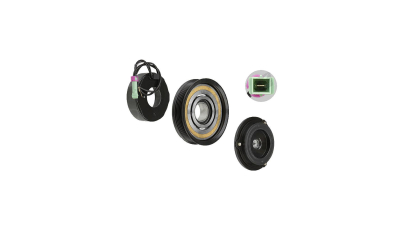 Cupla magnetica ambreiaj compresor A/C diametru 110 mm cu 6 caneluri, tip Denso 10S17C, Audi A4 (B5) 1994-2001; A6 (C4/C5) 1994-2001, A8 (D2) 1994-2003, Skoda Superb 2002-, VW Passat B5 1997-2000 motorizari 2, 4 V6-4, 2 V8 benzina, rulment 30x52x22 mm, 