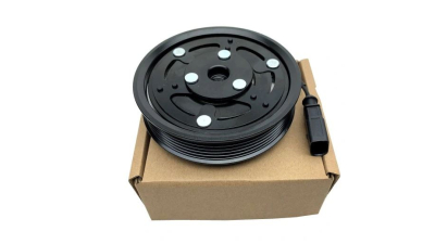 Cupla magnetica ambreiaj compresor A/C diametru 110 mm cu 6 caneluri, tip Denso 6SAS14C, Audi A4 (B8) 2008-2015; A5 2007-2016; Q5 (8R) 2008-2016 motorizare 2, 0 TDI, rulment 35x52x20 mm, 