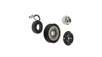 Cupla magnetica ambreiaj compresor A/C diametru 120 mm cu 7 caneluri, tip Denso 10S11C pentru Toyota Hilux 2005-2015 motorizare 2, 5 D-4D, rulment 30x52x20 mm, 