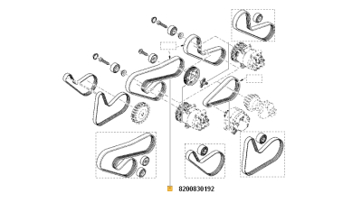 Curea Transmisie 4pk1538 Renault Clio 2 Kangoo Twingo Nissan Kubistar Dacia Logan Sandero 1.2