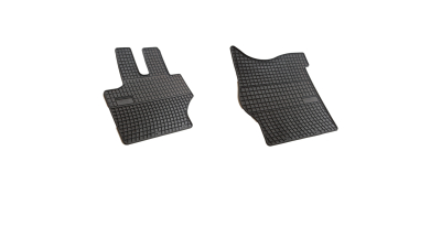 Set covorase auto din cauciuc Mercedes Actros MB 814 1983-1998, presuri BestAutoVest, negre, 2 buc.