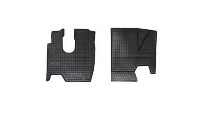 Set covorase auto din cauciuc Mercedes Atego 1995-2005, presuri BestAutoVest, negre, 2 buc.