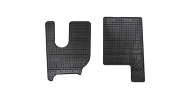 Set covorase auto din cauciuc Renault T 2013-, presuri BestAutoVest, negre, 2 buc.