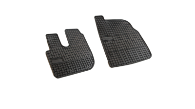 Set covorase auto din cauciuc Renault Premium Midlum 1997-, presuri BestAutoVest, negre, 2 buc.