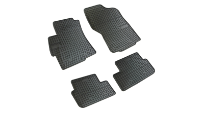 Set covorase auto din cauciuc Mitsubishi Lancer 8 2007-2016, presuri BestAutoVest, negre, 4 buc.
