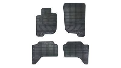 Set covorase auto din cauciuc Mitsubishi L200 2007-2016, presuri BestAutoVest, negre, 4 buc.