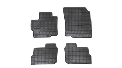 Set covorase auto din cauciuc Mitsubishi Space Star Mirage 2013-, presuri BestAutoVest, negre, 4 buc.