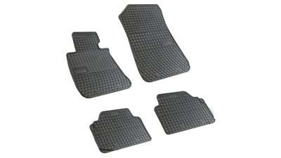 Set covorase auto din cauciuc Bmw Seria 3 E90/E91/E92 2004-2012, presuri BestAutoVest, negre, 4 buc.