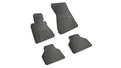 Set covorase auto din cauciuc Bmw Seria 7 E65/E66/E67 2001-2008, presuri BestAutoVest, negre, 4 buc.
