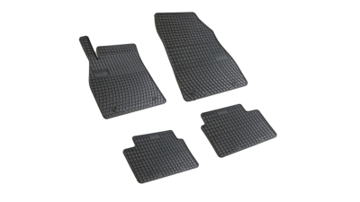 Set covorase auto din cauciuc Opel Insignia 2008-2017, Malibu IV 2011-2019, presuri BestAutoVest, negre, 4 buc.