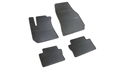 Set covorase auto din cauciuc Opel Zafira B 2005-2014, presuri BestAutoVest, negre, 4 buc.