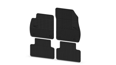 Set covorase auto din cauciuc Opel Zafira C Tourer 2012-2019, presuri BestAutoVest, negre, 4 buc.