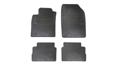 Set covorase auto din cauciuc Opel Vectra C 2002-2008, presuri BestAutoVest, negre, 4 buc.
