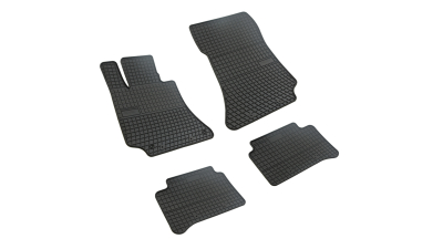 Set covorase auto din cauciuc Mercedes Clasa E W212 2009-2016 CLS C218 2010-2018, MB814 1983-1998, presuri BestAutoVest, negre, 4 buc.